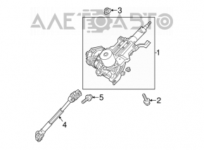 Рулевая колонка Kia Optima 11-15 с ЭУР