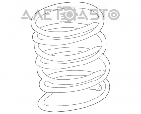 Arcul elicoidal frontal stânga Kia Optima 11-15