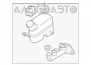 Cilindrul principal de frână cu rezervor Kia Optima 11-15