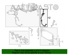 Bobina de condensator a compresorului de aer condiționat Kia Sorento 10-15 2.4