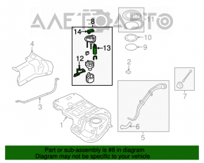 Топливный насос бензонасос Hyundai Santa FE Sport 13-18 2.4