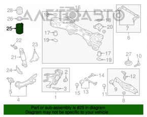 Arc spate stânga Kia Sorento 10-15 2.4 rigiditate albastru roz.