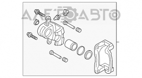 Suport spate stânga Kia Sorento 14-15 FWD