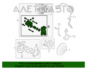 Suport spate stânga Kia Sorento 14-15 FWD