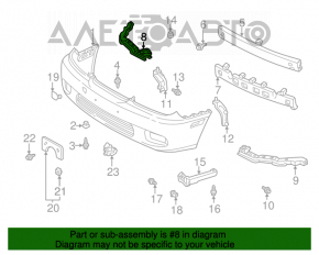 Bara dreapta a televizorului Lexus ES 300 330 01-06