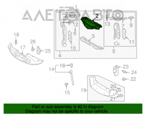 Планка телевизора верхняя Lexus IS250 IS300 IS350 06-13