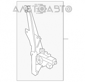 Geam electric cu motor spate stânga Lincoln MKC 15-