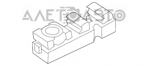 Управление стеклоподъемником передним левым Lincoln MKZ 13-16 без автоскладывания с черной накладкой