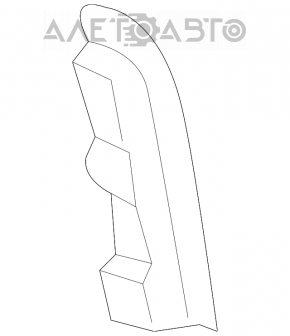 Capac usa fata dreapta Lincoln MKC 15- fisura