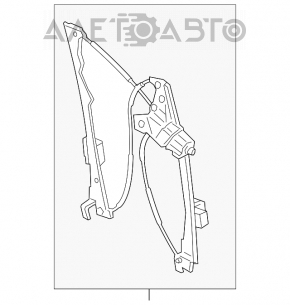 Стеклоподъемник с мотором передний правый Lincoln MKC 15-