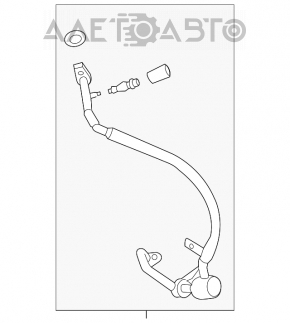 Трубка кондиционера компрессор-печка Lincoln MKC 15-16
