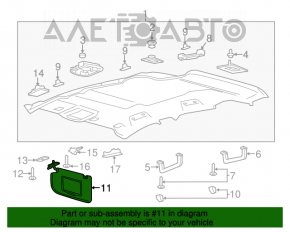 Capota dreapta Lincoln MKC 15- bej, fara carlig, pentru curatare chimica.