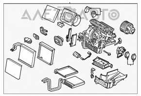 Корпус печки голый Lincoln MKC 15-