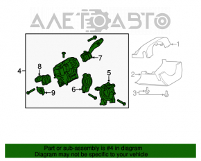 Comutatoarele de pe volan chitara asamblate Lincoln MKC 15-