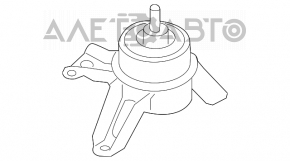 Подушка двигателя правая Kia Optima 11-15 hybrid
