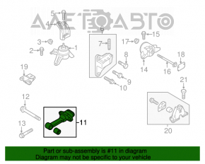 Pernele motorului din spate Hyundai Sonata 11-15 2.4, noi, originale OEM.