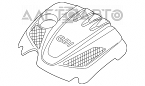 Capacul motorului Kia Optima 11-15 2.4