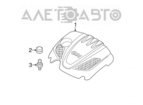 Capacul motorului Kia Optima 11-15 2.4