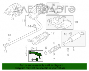 Tubul de admisie Kia Optima 11-15 hibrid