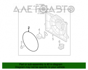 Paletele ventilatorului de răcire Hyundai Sonata 11-15 tip 2