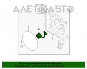 Motorul ventilatorului de răcire Hyundai Sonata 11-15