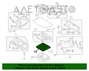 Tava portbagaj Hyundai Sonata 11-15 mare