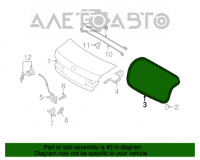 Garnitura capac portbagaj Hyundai Sonata 11-15