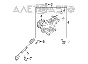 Рулевая колонка Hyundai Sonata 11-15 эур