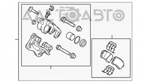 Suport spate dreapta Kia Optima 11-15