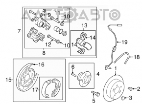 Suport spate dreapta Kia Optima 11-15