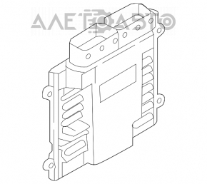 Modulul ECU al motorului Hyundai Sonata 16-17 hibrid