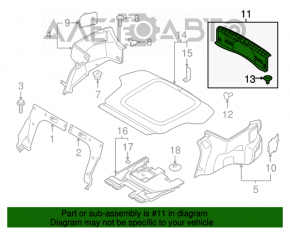 Capac portbagaj Hyundai Sonata 16-17 hibrid