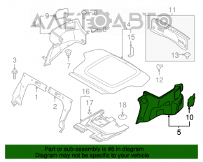 Capotă stânga Hyundai Sonata 16-17 hibrid