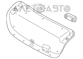 Capacul portbagajului Hyundai Sonata 15-17