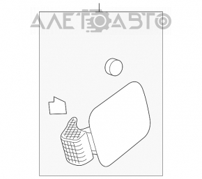 Capacul rezervorului de combustibil Hyundai Sonata 15-19