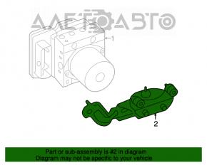 Brake booster Hyundai Sonata 16-17 hybrid