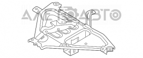 Suportul invertorului Hyundai Sonata 16-19 hibrid