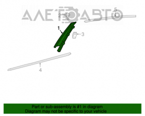 Capac usa spate stanga Infiniti QX30 17- negru lucios, zgarieturi