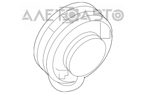 Difuzorul din spate dreapta al Infiniti QX30 17- Bose este deteriorat.