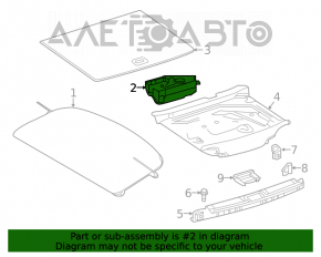 Tava portbagajului Infiniti QX30 17-