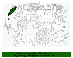 Evaporatorul Infiniti QX30 17-