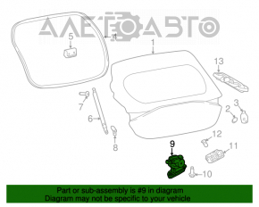 Blocare portbagaj Infiniti QX30 17-