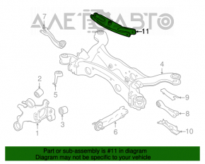 Maneta inferioară pentru arc spate stânga Infiniti QX30 17- AWD