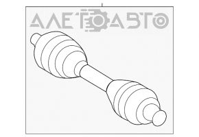 Привод полуось передняя левая Infiniti QX30 17- AWD