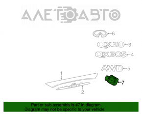 Camera de vizionare spate pentru Infiniti QX30 17-