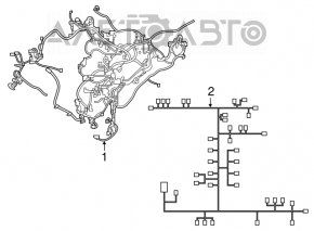 Cablu motor Infiniti QX30 17-