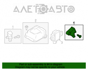 Senzor airbag usa stanga Infiniti QX30 17-