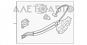 Blocare ușă spate dreapta Kia Optima 11-15 tip1