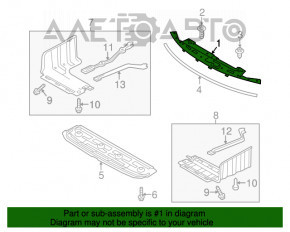 Husa televizor Kia Optima 11-13, noua, originala OEM.