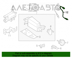 Sonda lambda pentru al doilea Hyundai Santa FE Sport 13-16, restilizat, 2.4, nou, original OEM.